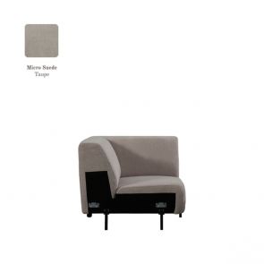 Bank Nero Hoek 97x97x80 cm