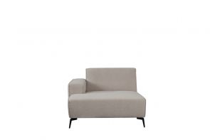 Bank Nero Longchair Arm Links Voorstaand 117x151x80 cm